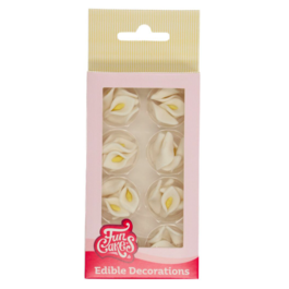 DCORATIONS EN SUCRE FUNCAKES - FLEURS CALLA BLANCHES