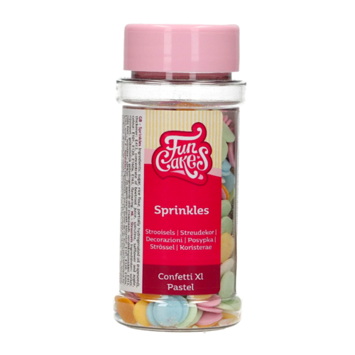 SPRINKLES FUNCAKES - CONFETTIS XL TONS PASTEL (55 G)