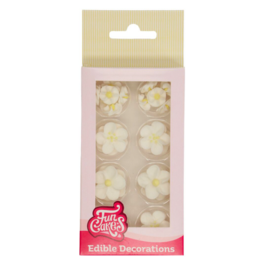 DCORATIONS EN SUCRE FUNCAKES - FLEURS BLANCHES