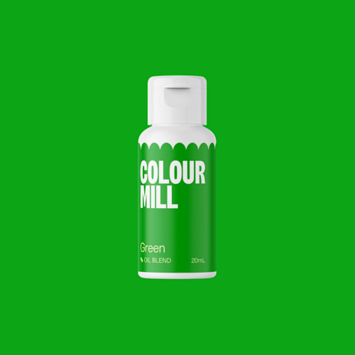 COLORANT LIPOSOLUBLE COLOUR MILL. - VERT / GREEN (20 ML)