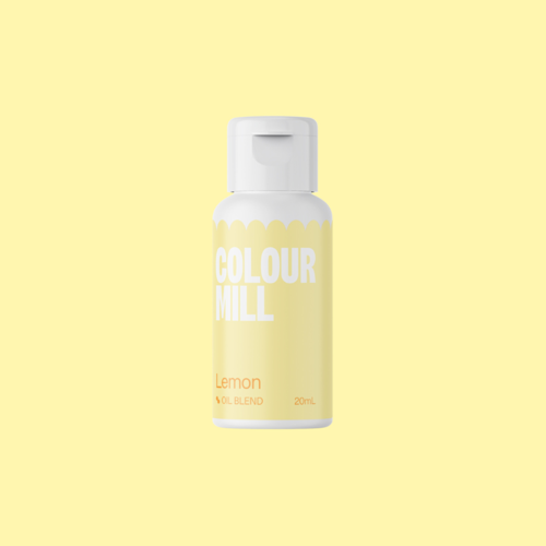 COLORANT GEL LIPOSOLUBLE COLOUR MILL COLORANT À BASE D'HUILE PASTKOLOR  CITRON / LEMON