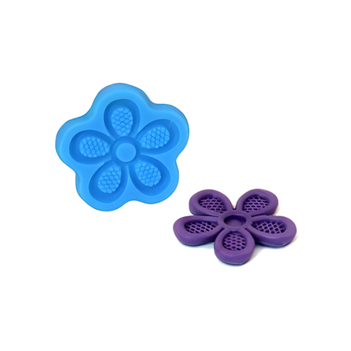 MOLDE SILICONA PARA CAKE LACE - FLOR PEQUEA