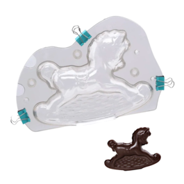 MOULE EN POLYCARBONATE POUR CHOCOLAT - CHEVAL 3D