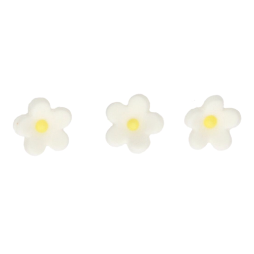 DCORATIONS EN SUCRE FUNCAKES - FLEURS BLANCHES (MINI)