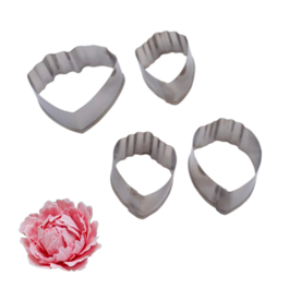 SET 4 EMPORTE-PICES EN ACIER - PIVOINE