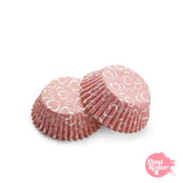 CAISSETTES  CUPCAKES COEURS N1 - 48 UNITS