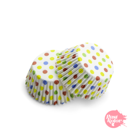 CAISSETTES  CUPCAKES  POIS - 50 UNITS