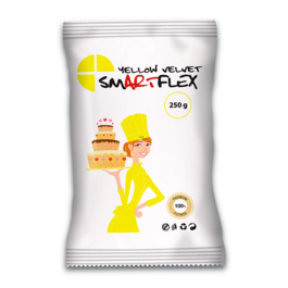 Sachet pâte à sucre jaune 250 g - Promocenter