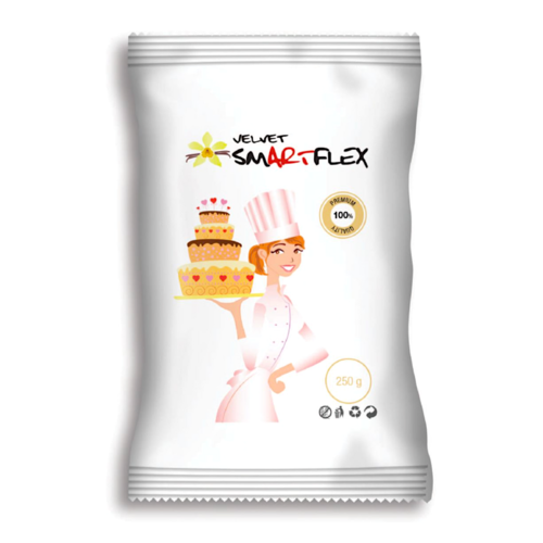 FONDANT DE SABOR SMARTFLEX - BLANCO VAINILLA (250 G)