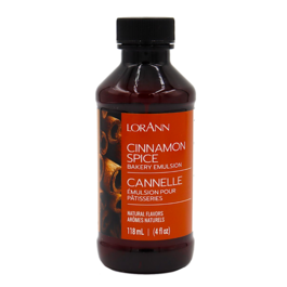 MULSION POUR PTISSERIES LORANN - CANNELLE / CINNAMON SPICE (118 ML)