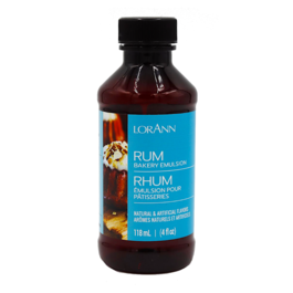 MULSION POUR PTISSERIES LORANN - RHUM / RUM (118 ML)