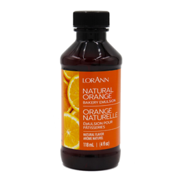 MULSION POUR PTISSERIES LORANN - ORANGE NATURELLE / NATURAL ORANGE (118 ML)