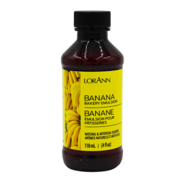 MULSION POUR PTISSERIES LORANN - BANANE / BANANA (118 ML)