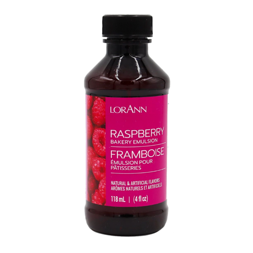 EMULSION DE PANADERIA LORANN - FRAMBUESA / RASPBERRY (118 ML)