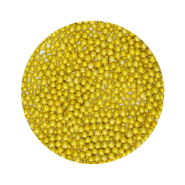 PERLES DE SUCRE FUNCAKES - OR MTALLIQUE (4 MM) 80 G