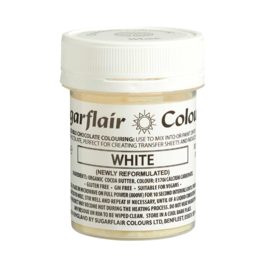 COLORANT POUR CHOCOLAT SUGARFLAIR - WHITE / BLANC 35 G