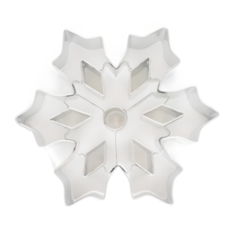 EMPORTE-PIÈCE EN MÉTAL POUR BISCUITS - FLOCON DE NEIGE (7,5 CM)