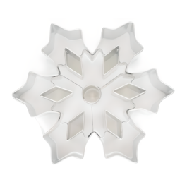 EMPORTE-PICE EN MTAL POUR BISCUITS - FLOCON DE NEIGE (7,5 CM)