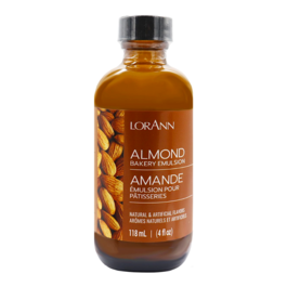 MULSION POUR PTISSERIES LORANN - AMANDES/ ALMOND (118 ML)