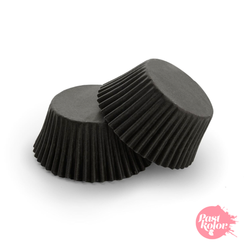 CAPSULAS CUPCAKE NEGRAS - 24 UNIDADES