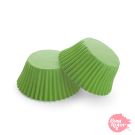 CAISSETTES  CUPCAKES VERT CITRON - 24 UNITS