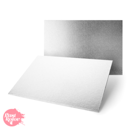 SEMELLE RECTANGULAIRE ARGENT - 45 x 35 CM / 3 MM PAISSEUR