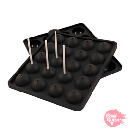 MOULE EN SILICONE POUR 20 CAKE POPS + BTONS