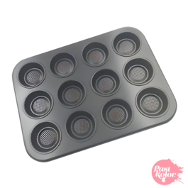 MOULE EN ACIER POUR 12 TARTELETTES