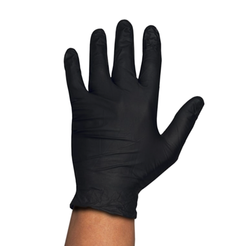 GANTS NITRILE RUBBEREX NOIR - L (LARGE) 3,7 G