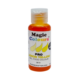 [EXP. PROCHE] COLORANT EN GEL PRO MAGIC COLOURS JAUNE CITRON - LEMON YELLOW 32 G