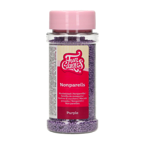 PERLES DE SUCRE (NONPAREILS) FUNCAKES - VIOLET 80 G