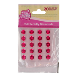 DIAMANTS COMESTIBLES EN GELÉE FUNCAKES - ROSE