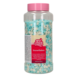 SPRINKLES FUNCAKES - FLOCONS DE NEIGE BLANCS ET BLEUS 450 G