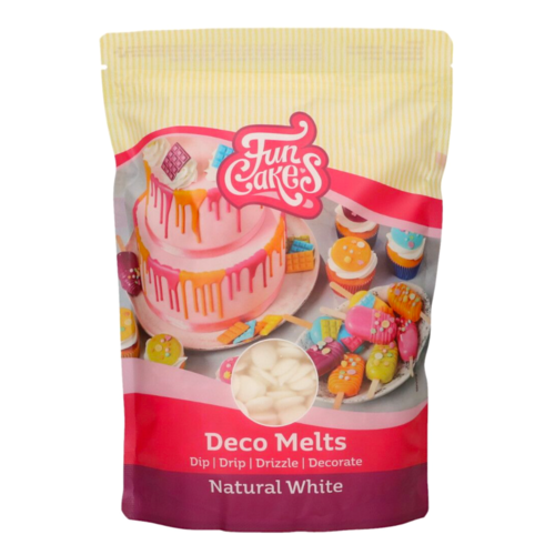 DECO MELTS FUNCAKES BLANC NATUREL (SANS E-171) - 1 KG