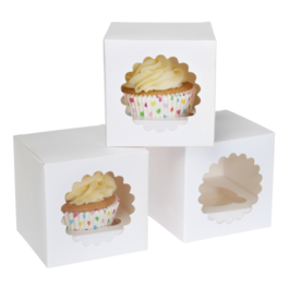 SET BOTES BLANCHES POUR 1 CUPCAKE - HOUSE OF MARIE