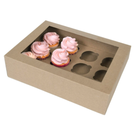 SET BOTES BLANCHES POUR 12 CUPCAKE - HOUSE OF MARIE