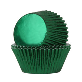 CAISSETTES  CUPCAKES MTALLISES "HOUSE OS MARIE" - VERTS