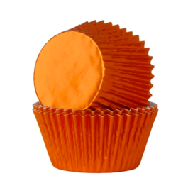 CAISSETTES  CUPCAKES MTALLISES "HOUSE OS MARIE" - ORANGES