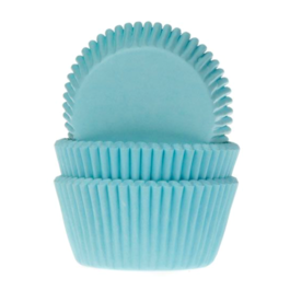 CAISSETTES  CUPCAKES "HOUSE OS MARIE" - BLEU TURQUOISE