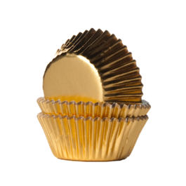 CAISSETTES  MINI CUPCAKES METALLISS  "HOUSE OF MARIE" - DORES