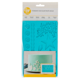 MOULE EN SILICONE WILTON POUR FONDANT - SEA LIFE