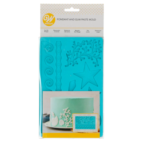 MOULE EN SILICONE WILTON POUR FONDANT - SEA LIFE