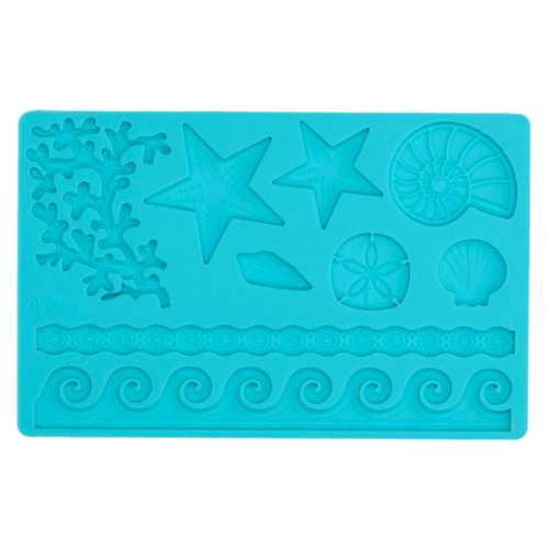 MOULE EN SILICONE WILTON POUR FONDANT - SEA LIFE