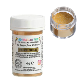PAILLETTES COMESTIBLES SUGARFLAIR - PURE GOLD (4 G)
