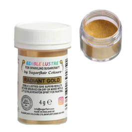 PAILLETTES COMESTIBLES SUGARFLAIR - RADIANT GOLD (4 G)