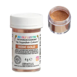PAILLETTES COMESTIBLES SUGARFLAIR - ROSE GOLD (4 G)