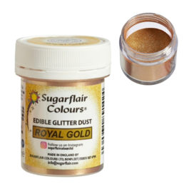 PAILLETTES COMESTIBLES SUGARFLAIR - ROYAL GOLD (10 G)