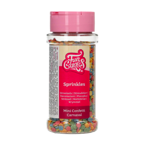 SPRINKLES FUNCAKES - MINI CONFETTIS DE CARNAVAL (60 G)