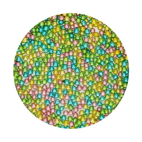 PERLES DE SUCRE FUNCAKES - COULEURS MTALLIQUES (4 MM) 80 G