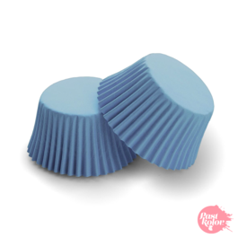 CAISSETTES  CUPCAKES BLEUES - 24 UNITS